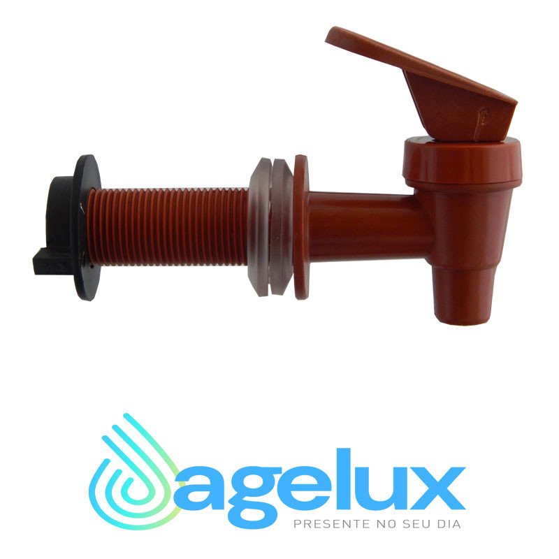 KIT - 2 TORNEIRA AUT TOC CANO LONGO MARROM |AGELUXIND | KIT - 2 TORNEIRA AUT TOC CANO LONGO MARROM |AGELUXIND |