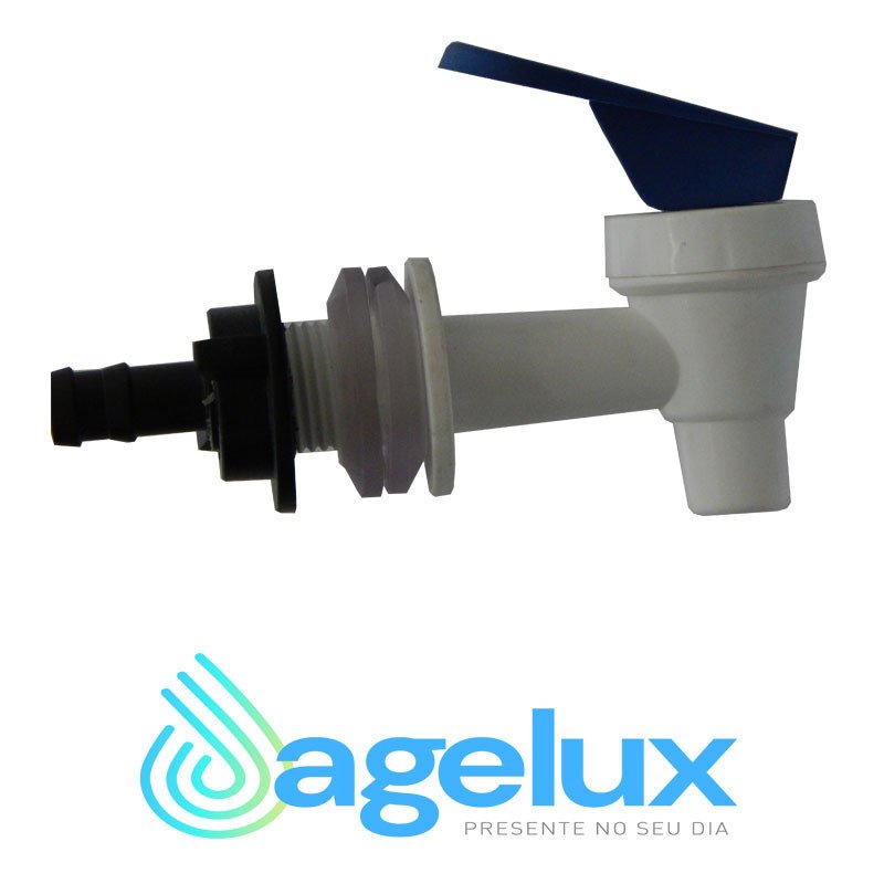 KIT - 2 TORNEIRA AUT TOC CANO COM BICO AZUL |AGELUXIND | KIT - 2 TORNEIRA AUT TOC CANO COM BICO AZUL |AGELUXIND |