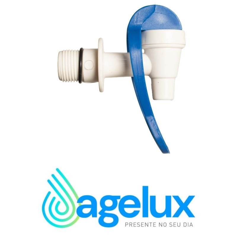 TORNEIRA GELÁGUA COM ALAVANCA AZUL | AGELUXIND |