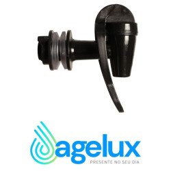 TORNEIRA SUQUEIRA COM ALAVANCA PRETO | AGELUXIND |