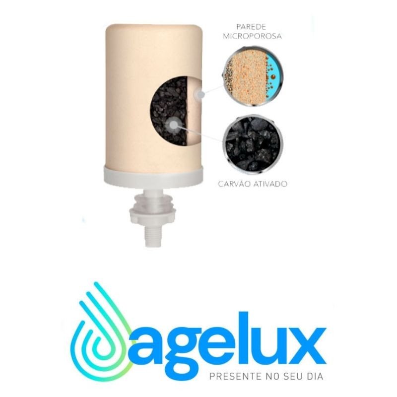 VELA FILTRO DE BARRO | AGELUXIND | CARVÃO ATIVADO |