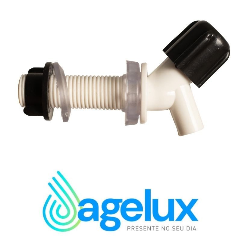 TORNEIRA MANUAL LONGA BRANCO E PRETO |AGELUXIND |