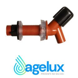 TORNEIRA MANUAL LONGA MARROM |AGELUXIND |